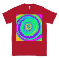 Red tye die pattern Classic Tee - RanaPortraitStore