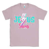 Lilac jesus saves Classic Tee - JahusDesignShop