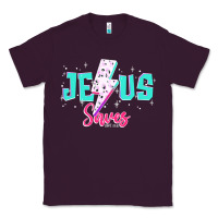 Plum jesus saves Classic Tee - JahusDesignShop
