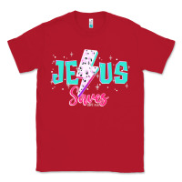 Red jesus saves Classic Tee - JahusDesignShop