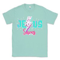 Seafoam jesus saves Classic Tee - JahusDesignShop