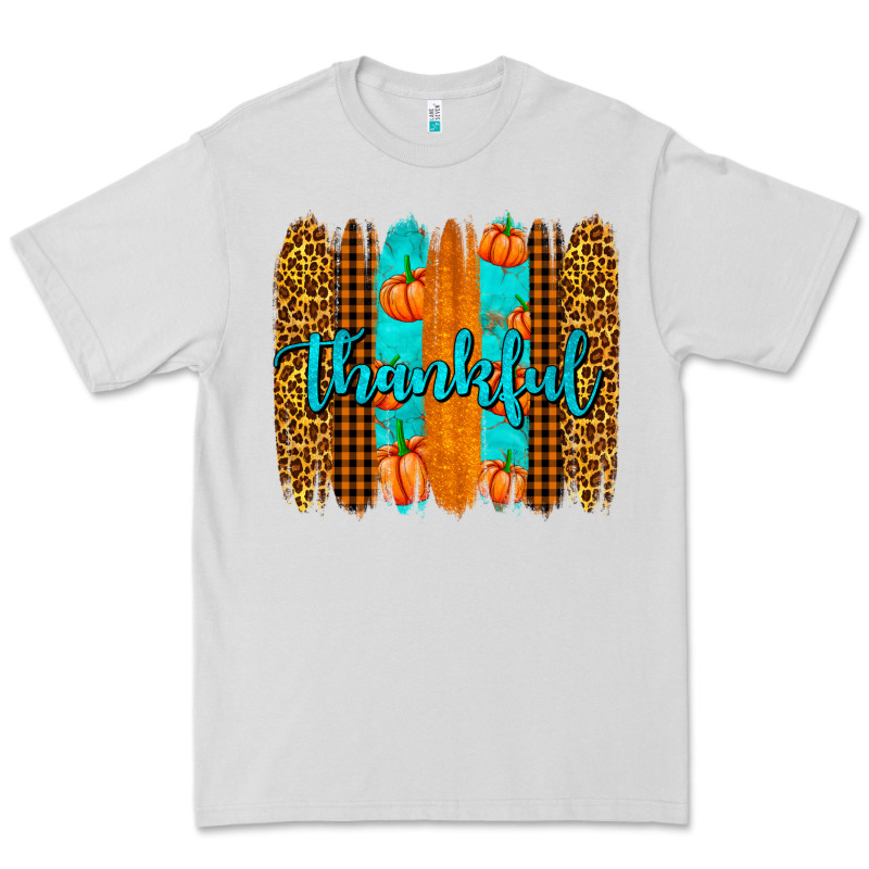 Thankful Brushstrokes Premium Tee by AdoDesignShop | Teevron