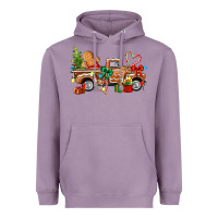 Lavender gingerbread truck Heavyweight Hoodie - texasbilliewilder