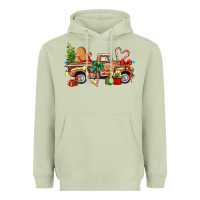 Matcha gingerbread truck Heavyweight Hoodie - texasbilliewilder