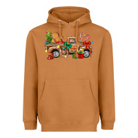 Meerkat gingerbread truck Heavyweight Hoodie - texasbilliewilder