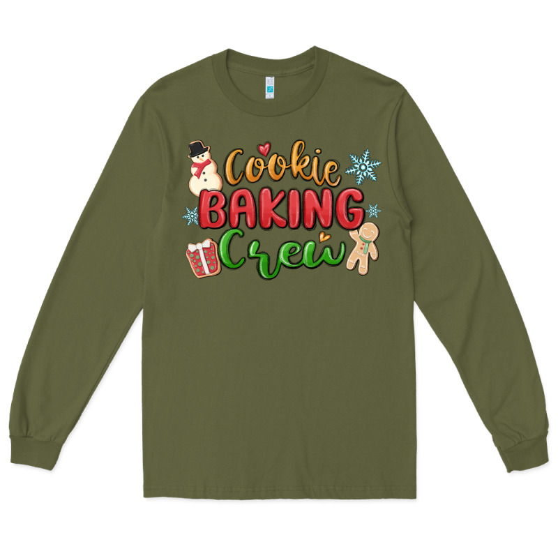 Cookie Baking Crew Long Sleeve Tee by MaliasSmallBusiness | Teevron