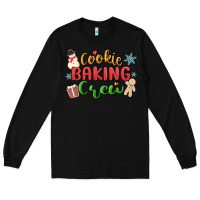 Black cookie baking crew Long Sleeve Tee - MaliasSmallBusiness