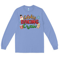 Colony Blue cookie baking crew Long Sleeve Tee - MaliasSmallBusiness