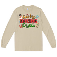 Mushroom cookie baking crew Long Sleeve Tee - MaliasSmallBusiness