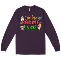 Plum cookie baking crew Long Sleeve Tee - MaliasSmallBusiness