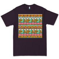 Plum school teacher seamless pattern Premium Tee - HRA Design Shop