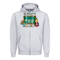 Heather Grey 100 days smarter 100 dias mas brillante Zipper Hoodie - SublimationCraftShop