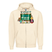 Sandshell 100 days smarter 100 dias mas brillante Zipper Hoodie - SublimationCraftShop