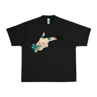 Black western turquoise gun hand Urban Heavy Tee - MaliasSmallBusiness