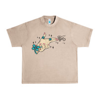 French Oak western turquoise gun hand Urban Heavy Tee - MaliasSmallBusiness