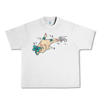 Lunar Rock western turquoise gun hand Urban Heavy Tee - MaliasSmallBusiness