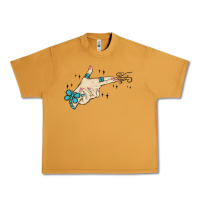 Peanut Butter western turquoise gun hand Urban Heavy Tee - MaliasSmallBusiness
