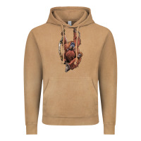 Vintage Camel Orangutan And Baby Vintage Hoodie - LillyAllenDesigns