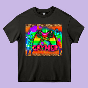 Lgbtq Gaymer And Gender Symbol Tumbler Heavy Core Tee Designed By Hra Design Shop