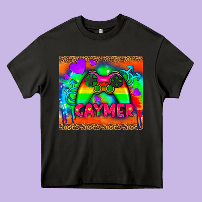 Lgbtq Gaymer And Gender Symbol Tumbler Heavy Core Tee Designed By Hra Design Shop