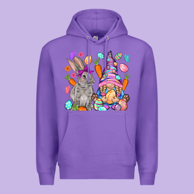 Easter Gnome And Rabbit Easter Day Premium Hoodie Designed By Howdyjamesfarm