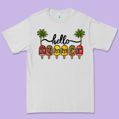 1hello Summer Premium Tee Designed By Cowhidedigitalart