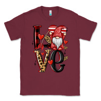Burgundy love gnome Classic Tee - MaliasSmallBusiness