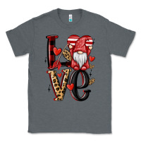 Charcoal Heather love gnome Classic Tee - MaliasSmallBusiness