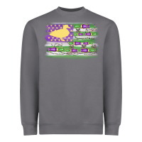 Storm mardi gras duck call flag Heavyweight Sweatshirt - MaliasSmallBusiness