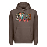 Coffee 2023 senior bull skull Premium Hoodie - JahusDesignShop