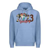 Colony Blue 2023 senior bull skull Premium Hoodie - JahusDesignShop