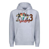Heather Grey 2023 senior bull skull Premium Hoodie - JahusDesignShop