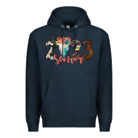 Navy 2023 senior bull skull Premium Hoodie - JahusDesignShop