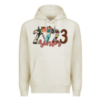 Oatmeal Heather 2023 senior bull skull Premium Hoodie - JahusDesignShop