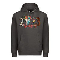 Smoke 2023 senior bull skull Premium Hoodie - JahusDesignShop