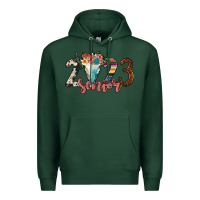 Sports Green 2023 senior bull skull Premium Hoodie - JahusDesignShop