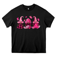 Black breast cancer afro gnomies Heavy Core Tee - FaDigitalArtStudio