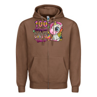 Chestnut 100 magical days school Zipper Hoodie - SublimationCraftShop