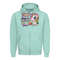 Seafoam 100 magical days school Zipper Hoodie - SublimationCraftShop