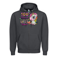 Smoke 100 magical days school Zipper Hoodie - SublimationCraftShop