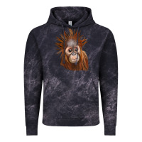 Cloud Black baby orangutan Vintage Hoodie - LillyAllenDesigns