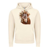 Vintage Artic baby orangutan Vintage Hoodie - LillyAllenDesigns