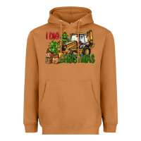 Meerkat I dig Christmas Heavyweight Hoodie - NancyCooperArtShop