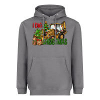Storm I dig Christmas Heavyweight Hoodie - NancyCooperArtShop