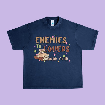 Enemies To Lovers Book Club Urban Heavy Tee Designed By Maliassmallbusiness