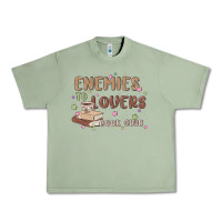 Oil Green enemies to lovers book club Urban Heavy Tee - MaliasSmallBusiness