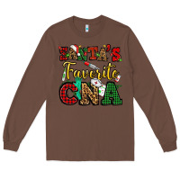 Chestnut santas favorite cna christmas Long Sleeve Tee - NancyCooperArtShop
