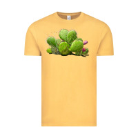 Vintage Mustard desert prickly pear cactus Vintage Tee - LillyAllenDesigns