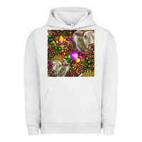 Pigment Lunar Rock Mardi Gras Cow Leopard Seamless Pattern Urban Hoodie - FaDigitalArtStudio