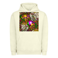 Mardi Gras Cow Leopard Seamless Pattern Urban Hoodie | Teevron